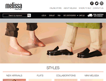 Tablet Screenshot of melissaphilippines.com